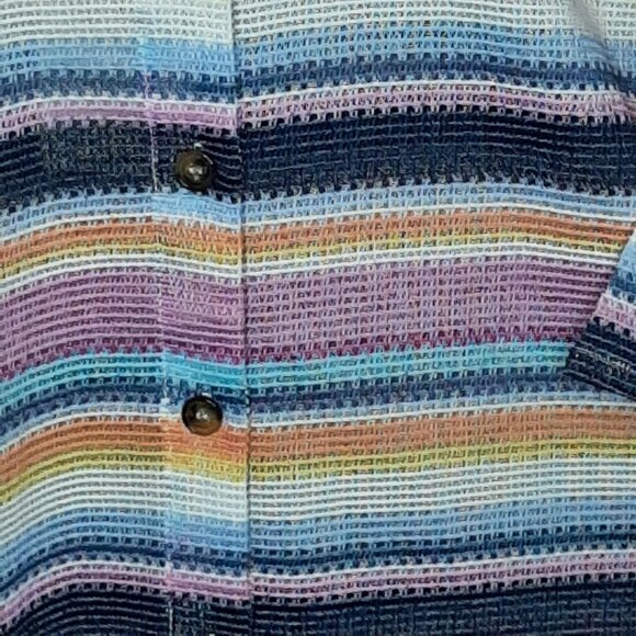 NWT!! DAVI & DANI Summer Vibe Striped Shirt - Picture 3 of 11